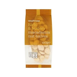 Macadamia Nuts Waitrose 100g - Pack of 4
