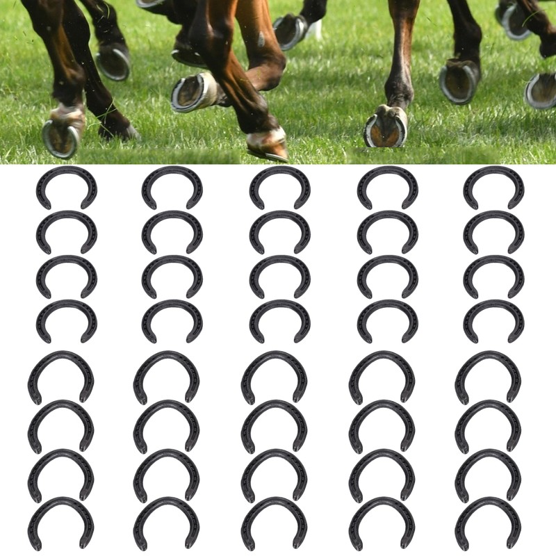 10 Sets High Quality Q235 Forged Steel Horseshoes Equestrian Sport
