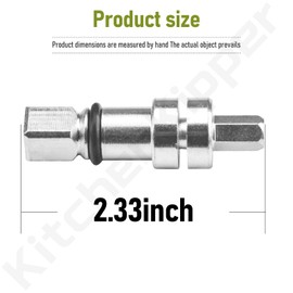 Pasta Attachment Shear Shaft Coupler Compatible with KitchenAid Stand Mixer - For KSMP Series Pasta Roller and Cutter DIY Repair, Replaces W10894316 W1089436