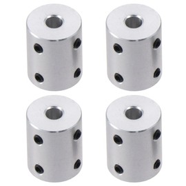 Fudeshe Bore Rigid Coupling Set Screw,L25XD20 Shaft Coupler Connector,Shaft Coupler Connector for 3D Printers,Motor Accessories(Inner diameter 5x6mm)