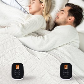 WOOMER Electric Blanket Heated Heating Blanket Queen Size 90"x 84" Warm Blanket Soft Flannel & Sherpa ETL Certified, 10 Heating Levels 0.5-12H Auto Off Machine Washable White