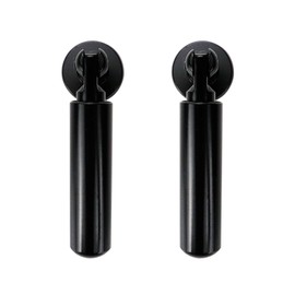 Wealrit Wall Mount Curtain Wire Rod Set with 24 Hanging Clips 16.4 Ft Stainless Steel Picture Hanging Wire Clothesline Wire(Black)