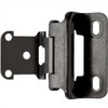 Partial Wrap 1/4" Overlay Hinges - Antique Brass - pair