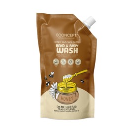 Jabón Líquido ECONCEPT para Manos y Cuerpo de Miel y Manteca de Karité Refill 1 L