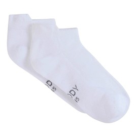 Boody Sports Ankle Socks, White / 34-40