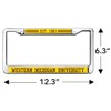 Western Michigan School Logo Full Size Standard License Plate Metal