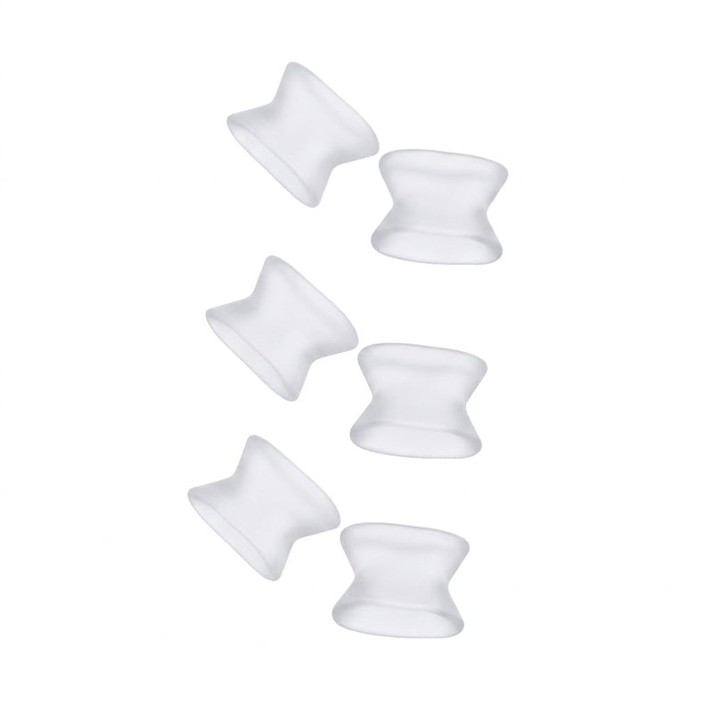 Separadores de Dedos de Gel, 6 Piezas