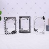 CHUANG 3 inches desktop Picture Frame,Kpop Photocard Holder,Acrylic Clear Photo