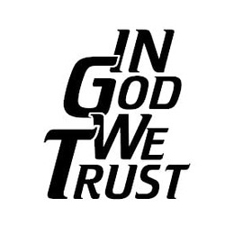 in God We Trust Decal by Check Custom Design - Multiple Sizes and Colors