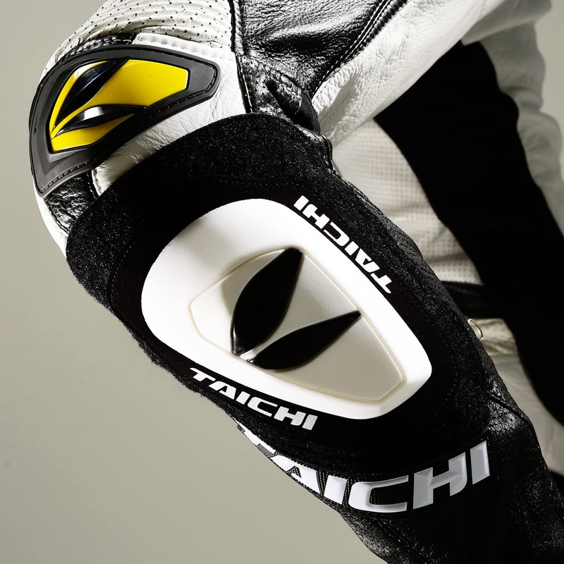 RS TAICHI NXV015 Knee Slider Racing Suit, Knee, White, Left