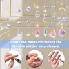 OFFCUP Crystal Suncatchers, 200Pcs Gold Sun Catchers, Rainbow Maker Crystal