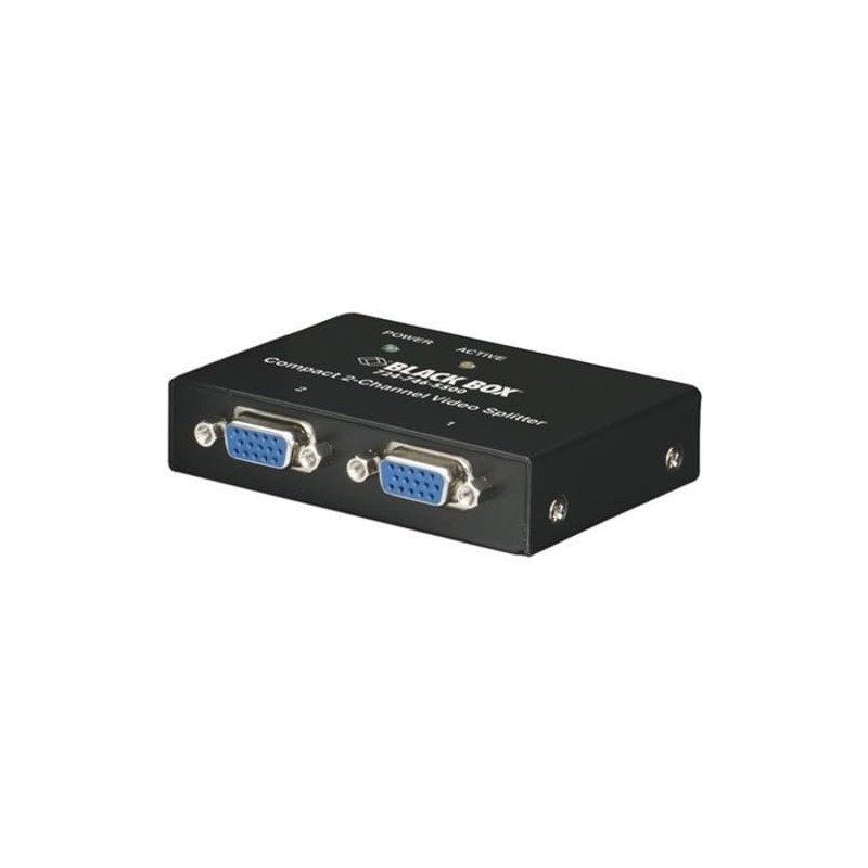 Black Box 2-Channel Compact VGA Video Splitter