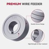 ARCCAPTAIN Wire Feeding Wheel,0.6-0.8mm Roller Knurled Groove Wire Feeder Drive