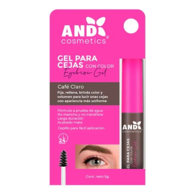 Kit And Cosmetics Gel Para Cejas Con Color+gel Fijador