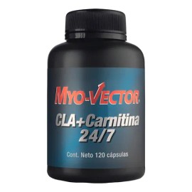 Myovector Cla  Carnitina 247 Cap 120 Polvo                                                                                                            