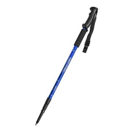 One Trekking 3-stage adjustable hiking stick 135cm blue trekking poles