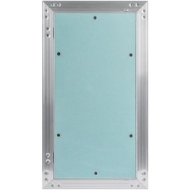 HVAC OV 8" x 16" Drywall Access Panel – Aluminum Frame Gypsum Hatch Access Panel for Drywall - Ceiling Inspection Door – Wall Access Panel for Plumbing, Electrical, Utility & Ventilation Access