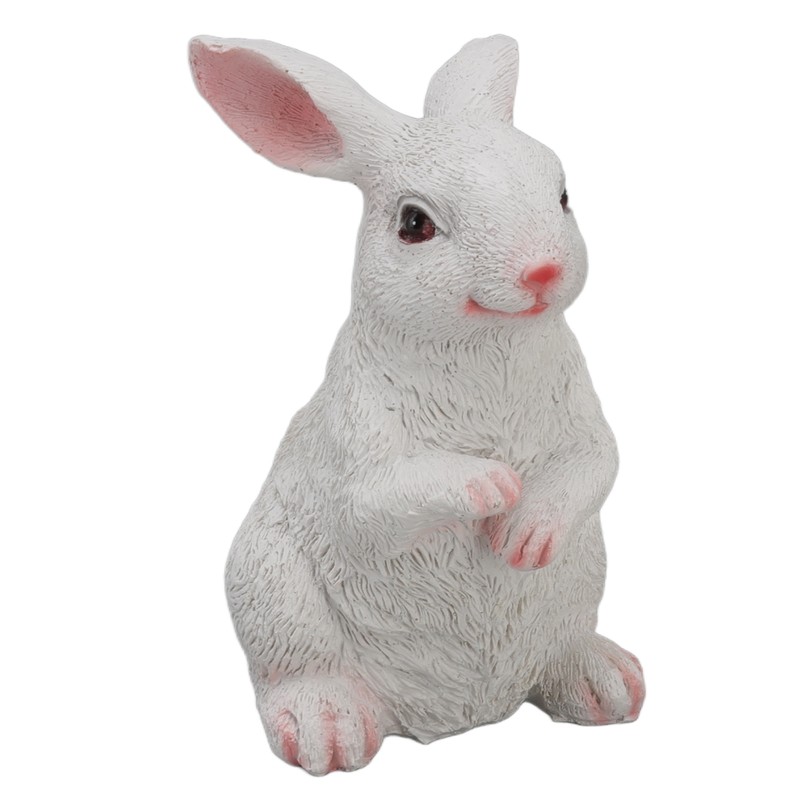 1 Pair Bunny Rabbit Ornaments Decorations Resin Art Craft Animal
