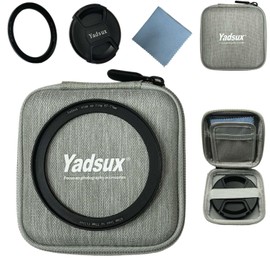 67mm to 77mm Step Up Ring, 67-77mm Step-Up Adapter Ring for 67mm Lens Mount 77mm for DSLR Lenses and ND UV CPL IR Filters. and 77mm Lens Cap and Multifunctional Photography Accessory Bag