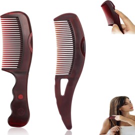 2pcs Dandruff Comb,Multifunctional Scalp Comb For Self Cleaning Dandruff,Anti Static Hollow Tooth Design Scalp Sweep Detoxing Combs For Woman Man