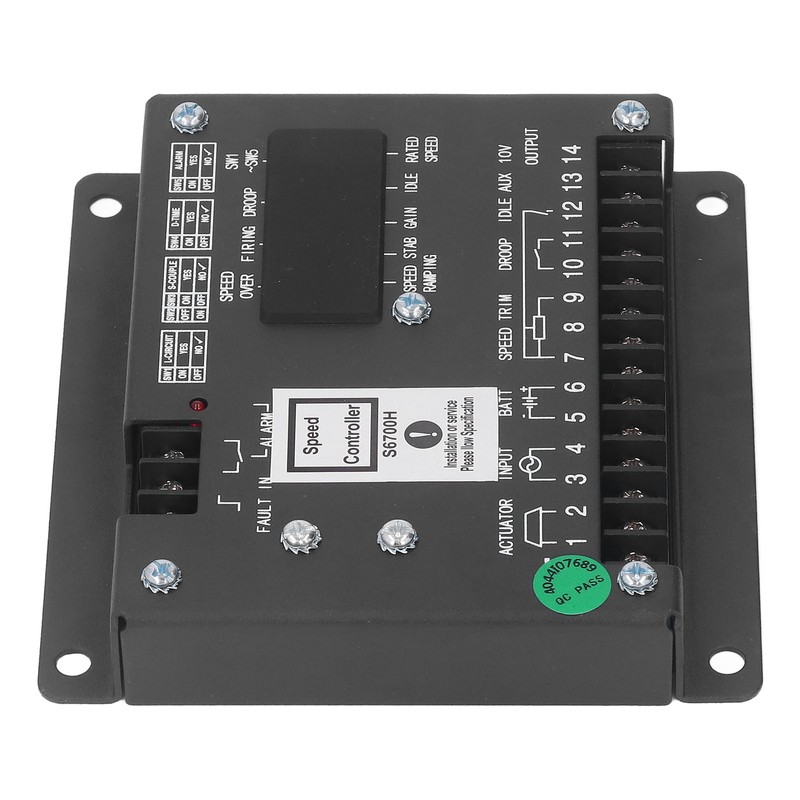 Electronic Generator Speed Controller Panel Diesel Governor Regulator Module 24V