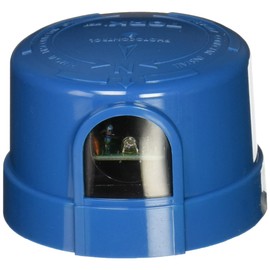 NSI Tork 5237-UL 5200 Series Utility Grade Electronic Twist Lock Photo Control with Fail on Mode, 105V, 305 VAC Silicon Photosensor Sensor,Blue