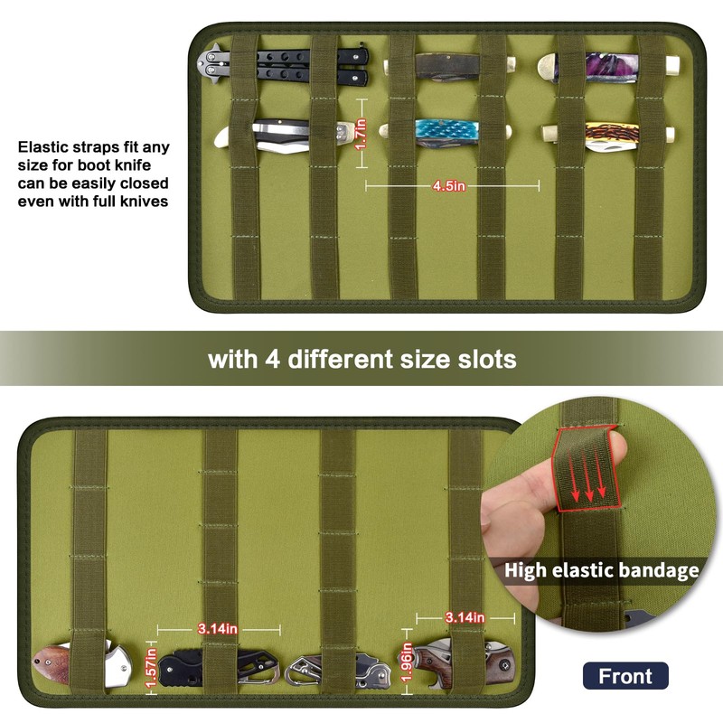 casmilee Large Knife Display Case - 88 Slot Folding Knife