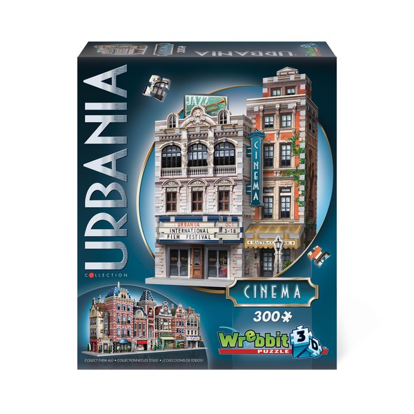 WREBBIT 3D Puzzle, Urbania Collection CINEMA 3D Jigsaw Puzzle. ( 300 pieces) (W3D-0502)