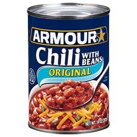 Armour Original Chili with Beans 15oz Can (Pack of 6)