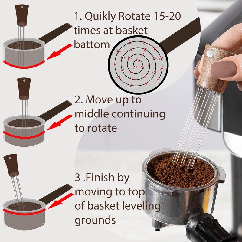 WDT Tool Espresso Stirrers - Coffee Distributor Barista Tools -