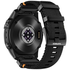 Bandletic Compatible with Garmin Instinct 2 Watch Band - 22mm Quick Fit Rugged Nylon Replacement Band for Fenix 8 E 47mm/7 6 Pro/5 Plus/Instinct 3 E 4