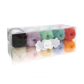 Rico Design Creative Bubble Set, 10 Colours, 50 g Each (Crazy Bubble Gang)