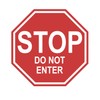"Stop Do Not Enter"- Durable Laminated Vinyl Floor Sign- Sign