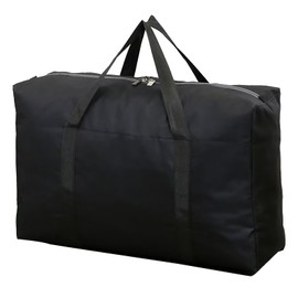 MUNSKT Extra Large Travel Bag 600D Oxford, with Reinforced Handles and Zipper, Ultra-Large Capacity, Dustproof, for Bedding Mattress Toppers Blankets Duvets, for Short Distance Travel