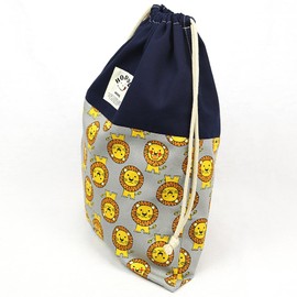 [HOPPE] 巾着L (らいおんまる)