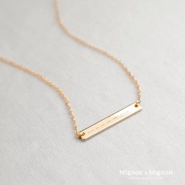 MignonandMignon Morse Code Necklace Jewelry Gift Sister In Law High School Graduation - 9N-MC