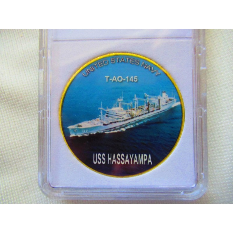 US NAVY - USS HASSAYAMPA (T-AO-145) Challenge Coin