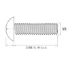 Metric M4x25 mm Knobs Screws Drawer Pull Handle Screws 304
