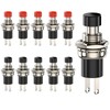 10 pieces mini button momentary pressure switch lockless 2 pins