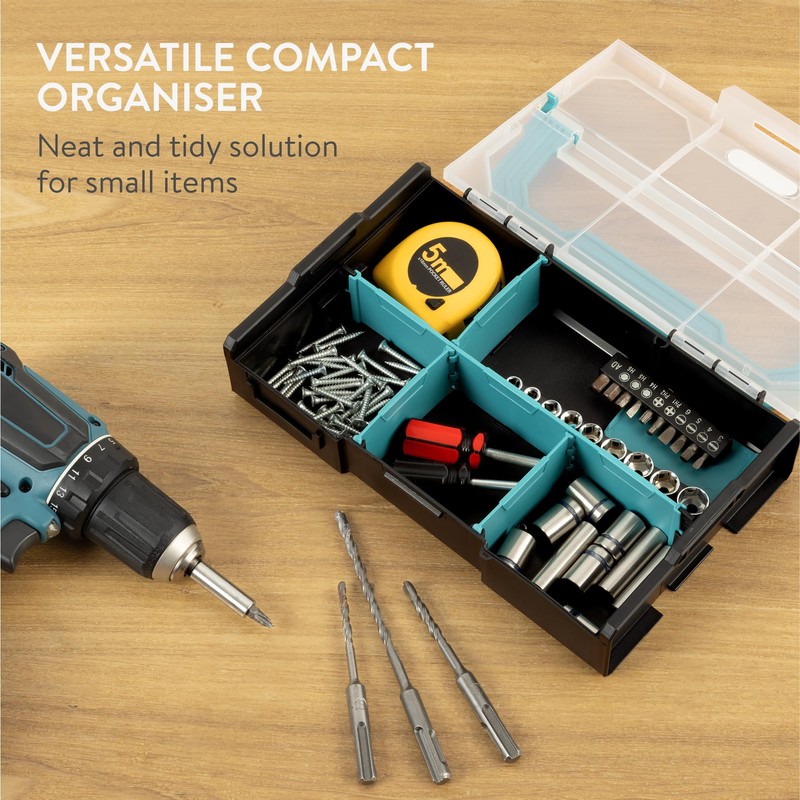 Navaris Sorting Box for Small Parts - 1 x Organiser