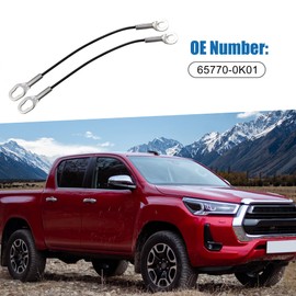 A ABSOPRO Tailgate Cables Lift Straps for Toyota Hilux 2005-2015 (Set of 2)