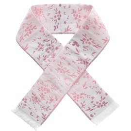 ECO de 094991-0005-01 Long Towel, Cool, Cool Touch, 0005 (Pink), Women's, Approx. 3.1 x 35.4 inches (8 x 90 cm)
