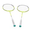 2 Player Badminton Racquets Set Lightweight Carbon Composite Double Rackets