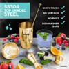 ARSSOO Gold Cocktail Shaker Set - Stainless Steel Bartender Kit