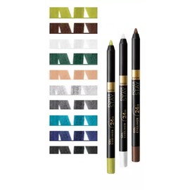2 x Avon Powerstay Power Stay Creamy Big Gel Paint Pencil Liner Eyeliner (Steel)