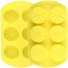 YIMINGMOLD Fruit Shaped Silicone Molds 6 Cavity Lemon Chocolate Mold