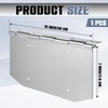 Blulu Hinged License Plate Holder Aluminum Flip up License Plate