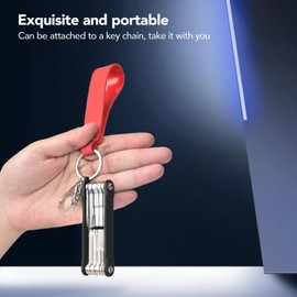 Bewinner 10 in 1 Folding Allen Wrench Sets, Portable Folding Hex Key Wrench with Screwdriver, Multitool Small Allen Wrenches Sets for Hex Head Socket Screw, Photographic Equipment