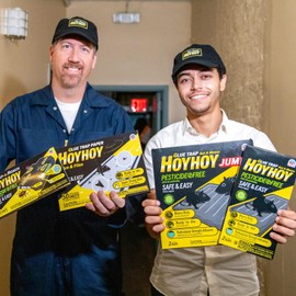 HOY HOY Rat & Mouse Jumbo Size Glue Trap 6 Traps [3-Pack] - Heavy-Duty Professional Strength Ready-to-Use Rodent Pest Control, Great for Home with Kids & Pets Indoor Household Pests