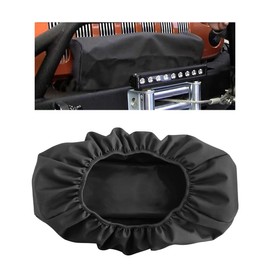 XINLIYA Car Winch Cover, Waterproof 600D Oxford Dustproof Vehicles 8500-17500 Lbs Winch Protector, Heavy Duty Breathable Auto Outdoor Protection, Universal for Offroad, SUV, Truck